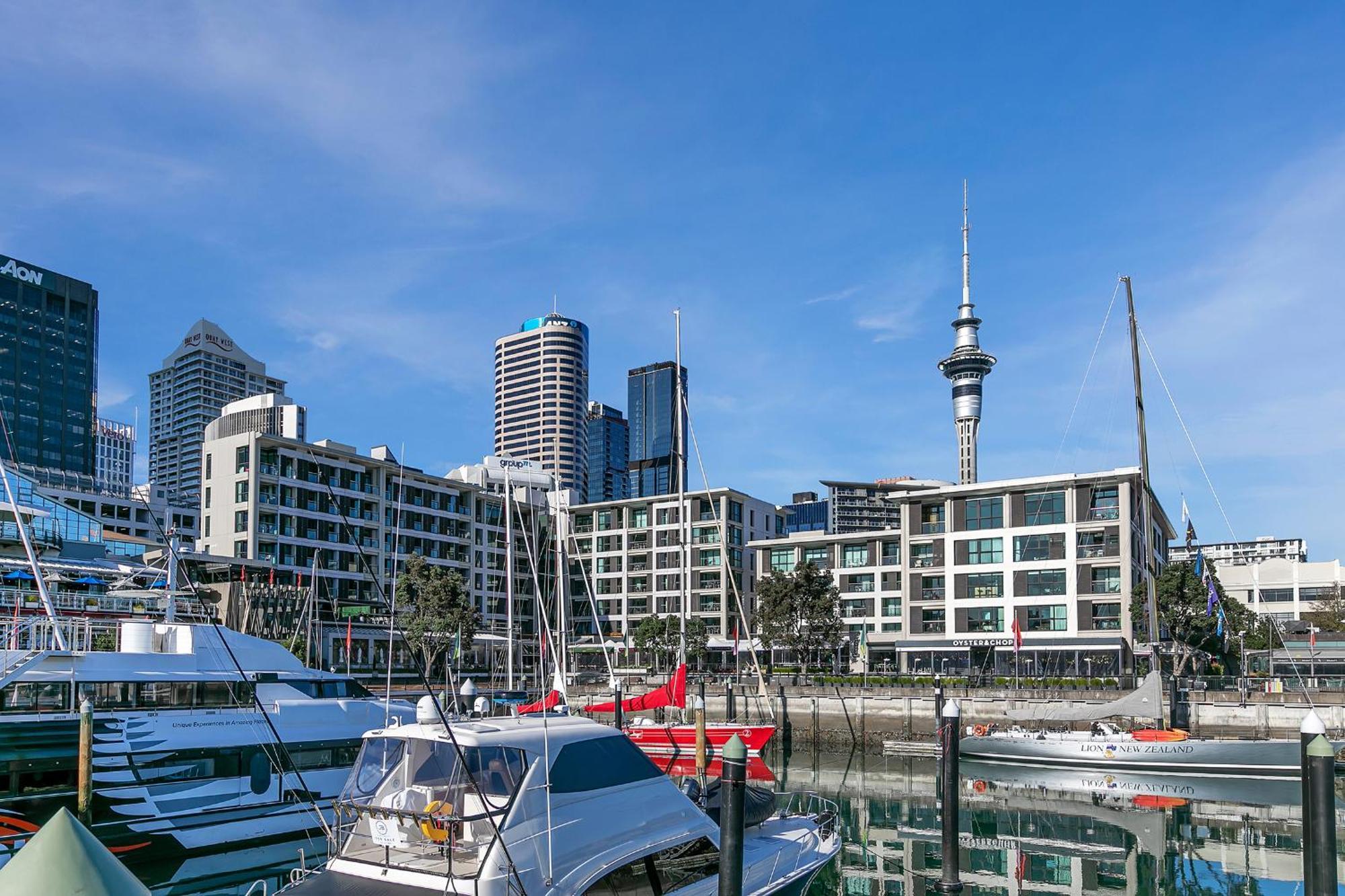 Sophisticated Spacious Apt W Stunning Harbour View 奥克兰 外观 照片